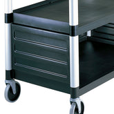 CAMBRO, BUS CART SINGLE PANEL SET - BLACK - Mabrook Hotel Supplies